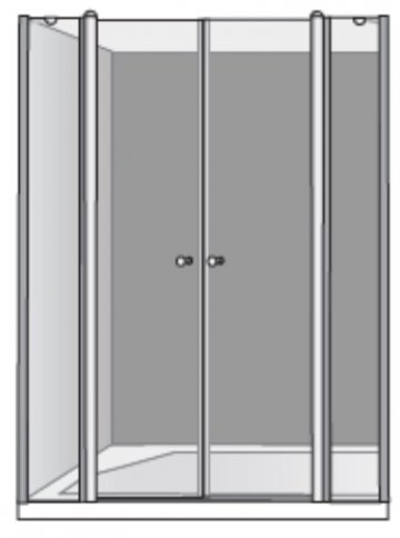 שרטוט מקלחון שטרן דגם גימיני 2W 3004