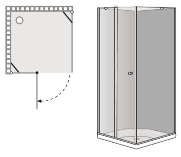 שרטוט מקלחון B Donna-1 מק"ט 2003