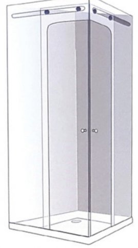 שרטוט מקלחון CNC פינתי 7701